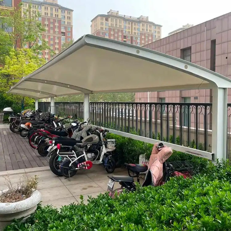 海丰县膜结构电动车棚